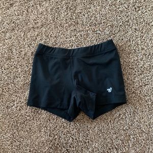 Varsity spandex shorts